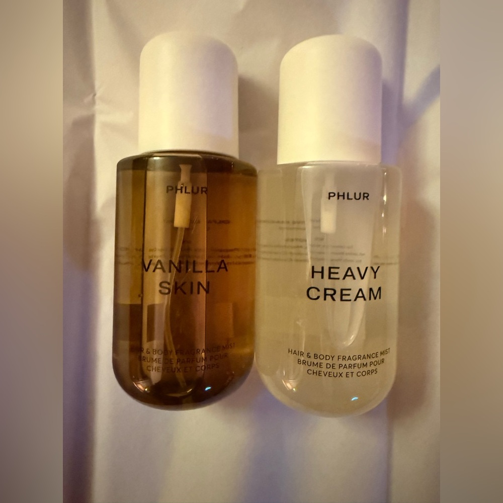 PHLUR Vanilla Skin and Heavy Cream Full Size (8.1oz) Body Mist Duo, Brand New - Picture 12 of 13